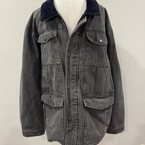 G.H. Bass & Co. Gray Flannel-Lined Field Coat – XXL